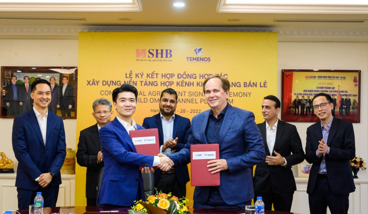 SHB và Temenos triển khai nền tảng giao dịch hợp kênh