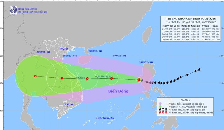 Cục Hàng hải Việt Nam họp khẩn ứng phó bão Noru