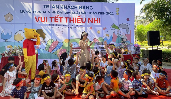 Hyundai Vinh rộn ràng Ngày Quốc tế Thiếu nhi