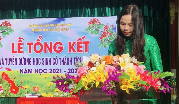 Trường Tiểu học Đội Cung - TP Vinh khép lại năm học với nhiều niềm vui