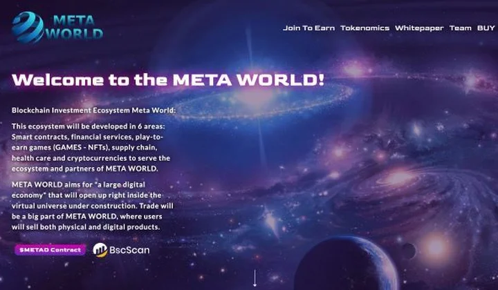 META WORLD (METAD) đạt vốn hoá thị trường gần 600 triệu USD