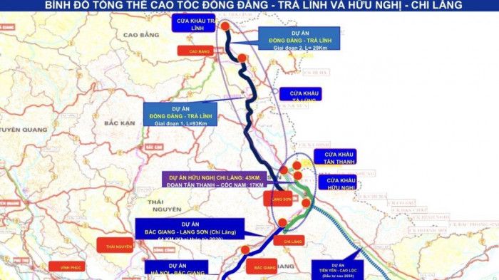 Đẩy nhanh tiến độ Dự án đường cao tốc Đồng Đăng - Trà Lĩnh và Hữu Nghị - Chi Lăng