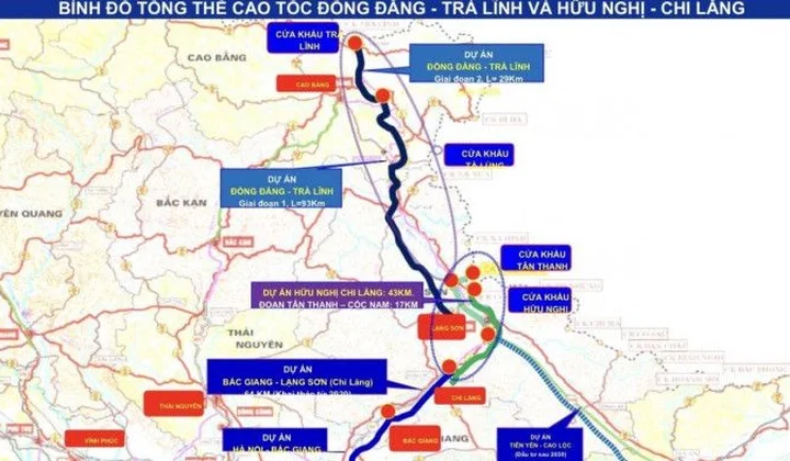 Đẩy nhanh tiến độ Dự án đường cao tốc Đồng Đăng - Trà Lĩnh và Hữu Nghị - Chi Lăng