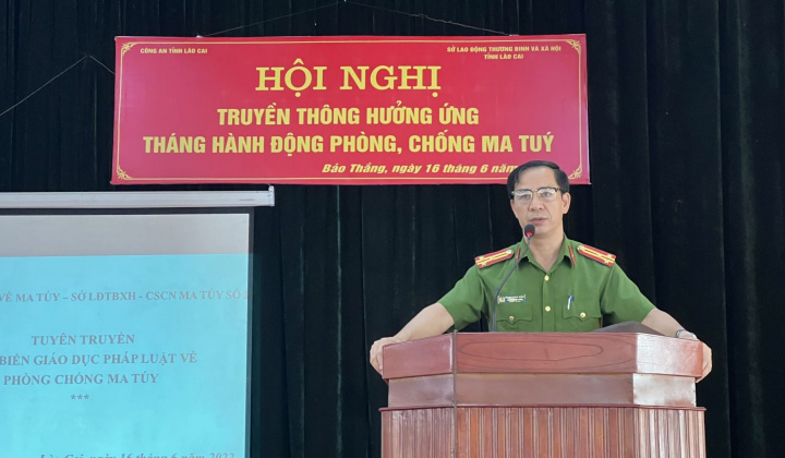 Lào Cai: Hưởng ứng Tháng hành động phòng, chống ma túy