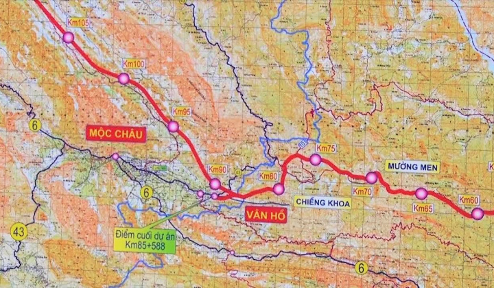 Khẩn trương hoàn tất thủ tục đầu tư đoạn tuyến cao tốc Hòa Bình - Mộc Châu
