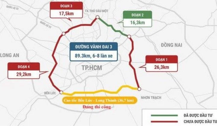 Quốc hội thông qua đầu tư dự án xây dựng đường Vành đai 3 Thành phố Hồ Chí Minh