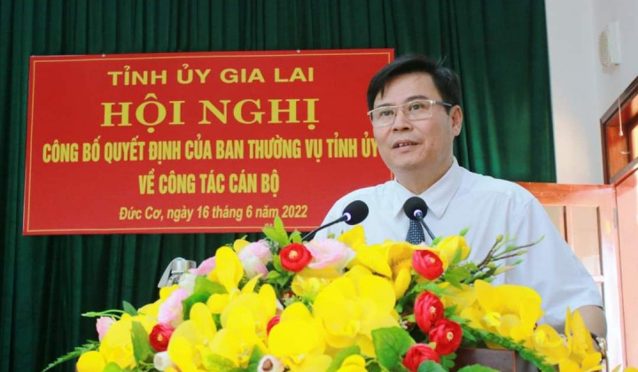 Gia Lai: Đồng chí Phạm Văn Cường được bầu làm Bí thư Huyện Đức Cơ