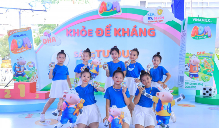 Vinamilk hưởng ứng ngày sữa thế giới và quốc tế thiếu nhi với nhiều hoạt động thú vị