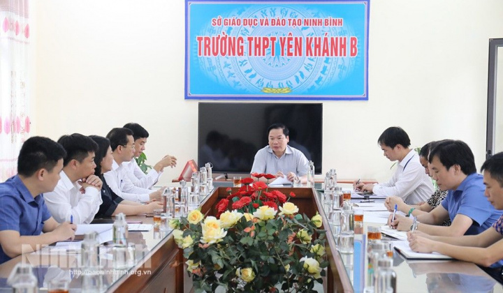 Ninh Bình: Kiểm tra công tác chuẩn bị thi vào lớp 10 THPT năm học 2022-2023