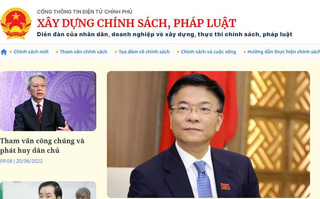 Ra mắt Chuyên trang 'Xây dựng chính sách, pháp luật'