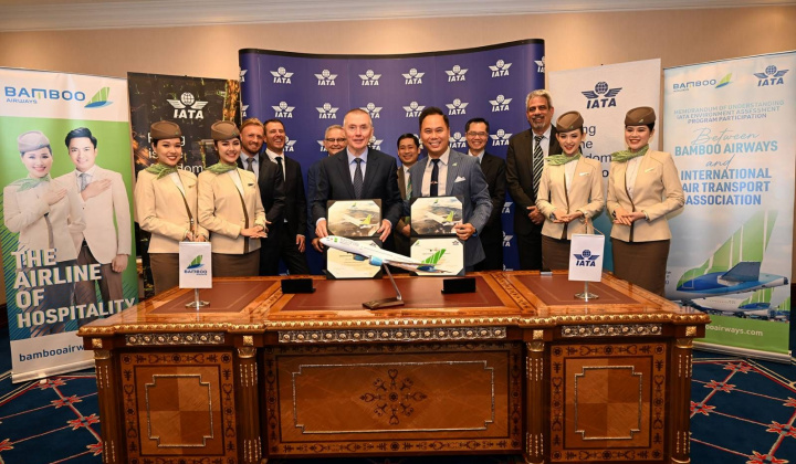 Bamboo Airways ký kết với IATA cam kết bảo vệ môi trường, phát triển bền vững