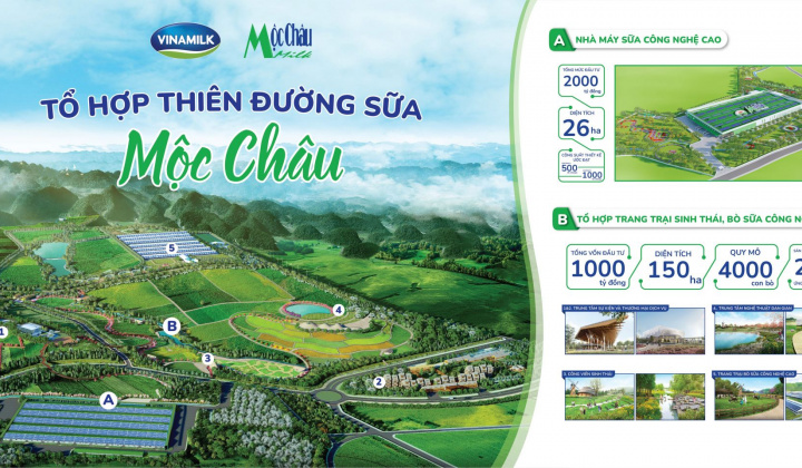 Hé lộ hình ảnh Thiên đường sữa tại Mộc Châu - kỳ quan tương lai của Tây Bắc