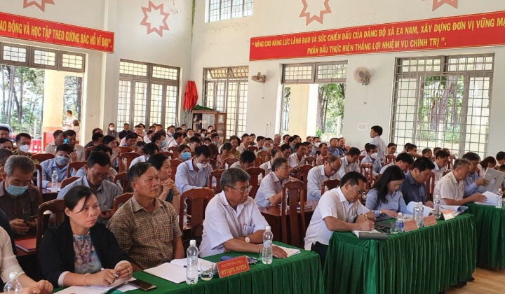 Đại biểu Quốc hội tỉnh Đắk Lắk tiếp xúc cử tri tại Huyện Ea H’leo và Huyện Krông Búk