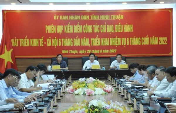 UBND tỉnh Ninh Thuận triển khai nhiệm vụ trọng tâm 6 tháng cuối năm