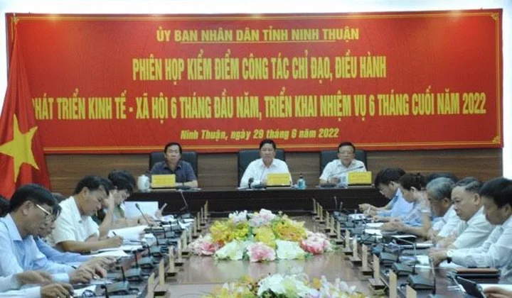 UBND tỉnh Ninh Thuận triển khai nhiệm vụ trọng tâm 6 tháng cuối năm