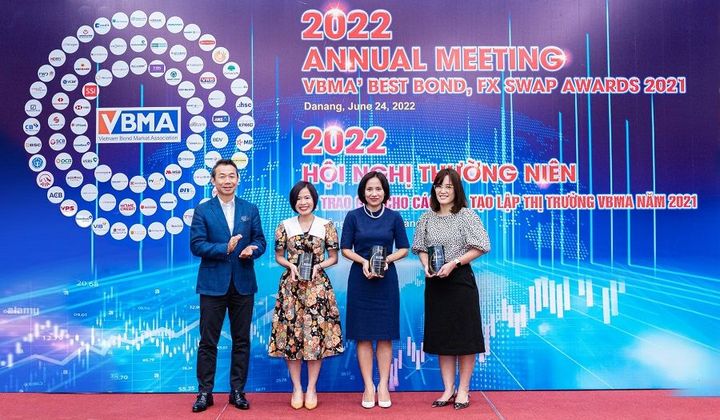 SCB nhận danh hiệu Top 3 “Nhà tạo lập thị trường giao dịch Repo nhiều nhất năm 2021”