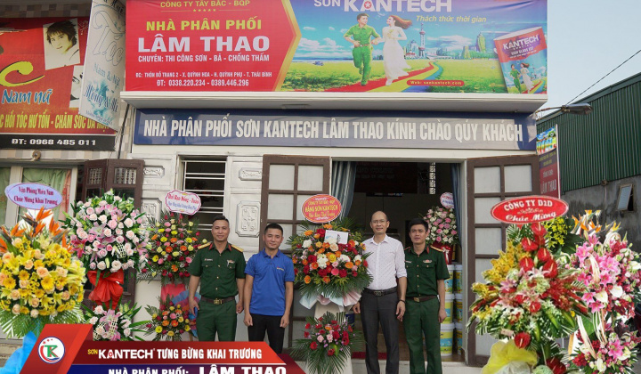 Hãng sơn Kantech: Khai trương Nhà phân phối Lâm Thao - Quỳnh Phụ