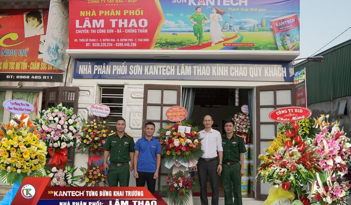 Hãng sơn Kantech: Khai trương Nhà phân phối Lâm Thao - Quỳnh Phụ