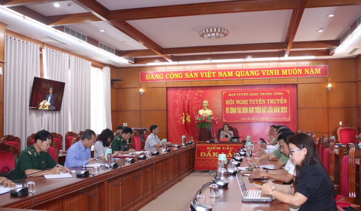 Hội nghị tuyên truyền về công tác biên giới trên đất liền năm 2022