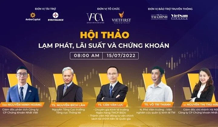 VFCA và VFS tổ chức hội thảo “Lạm phát, lãi suất và chứng khoán”