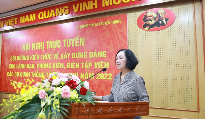 Bồi dưỡng kiến thức về xây dựng Đảng cho lãnh đạo, PV,BTV các cơ quan thông tấn, báo chí