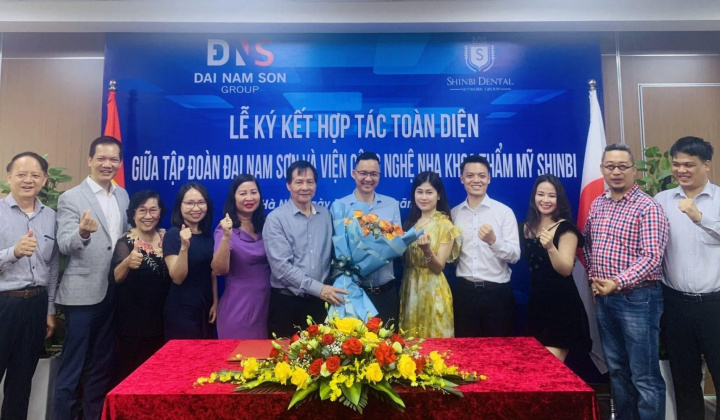 Đại Nam Sơn Group và Viện Công nghệ Nha khoa thẩm mỹ Shinbi ký kết hợp tác