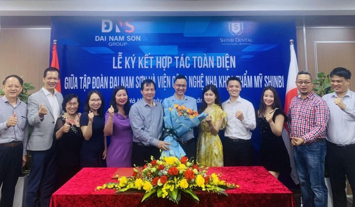 Đại Nam Sơn Group và Viện Công nghệ Nha khoa thẩm mỹ Shinbi ký kết hợp tác