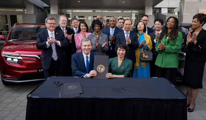 VinFast nhận ưu đãi 1,2 tỷ USD cho dự án nhà máy tại Bắc Carolina