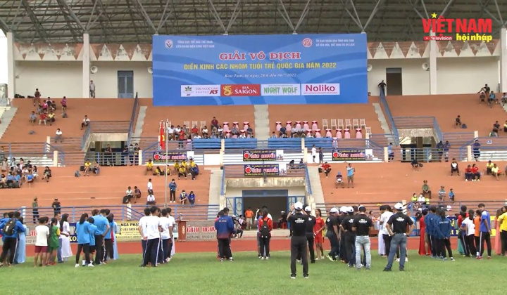 Khai mạc Giải vô địch Điền kinh các nhóm trẻ quốc gia năm 2022