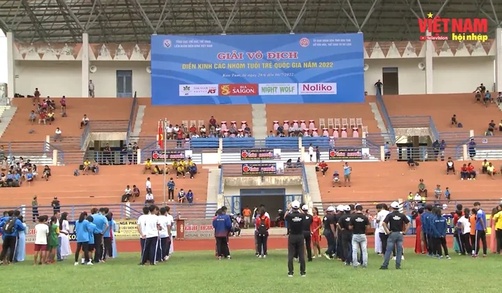 Khai mạc Giải vô địch Điền kinh các nhóm trẻ quốc gia năm 2022