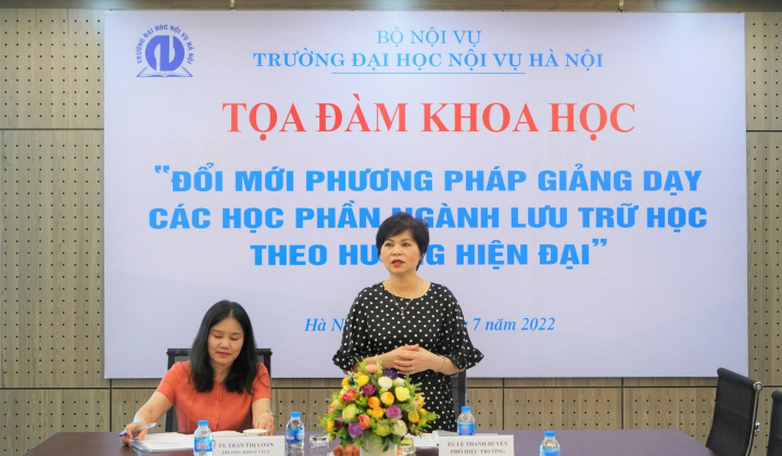 Phương pháp giảng dạy ngành Lưu trữ học theo hướng hiện đại