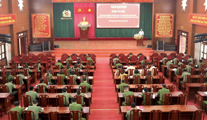 Công an Đắk Nông tập huấn nghiệp vụ công tác xây dựng Đảng