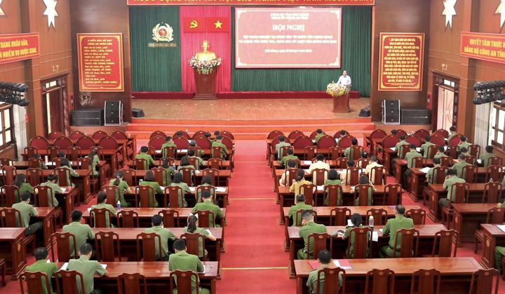 Công an Đắk Nông tập huấn nghiệp vụ công tác xây dựng Đảng