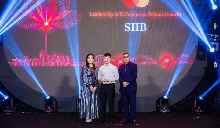 SHB tiếp tục dẫn đầu thị trường về tốc độ tăng trưởng giao dịch thanh toán online thẻ Mastercard