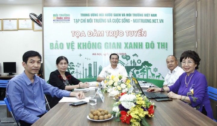 Toạ đàm trực tuyến “Bảo vệ không gian xanh đô thị”