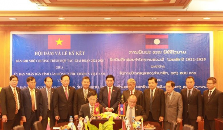 Lâm Đồng - Champasak tăng cường hợp tác phát triển giai đoạn 2022 - 2025