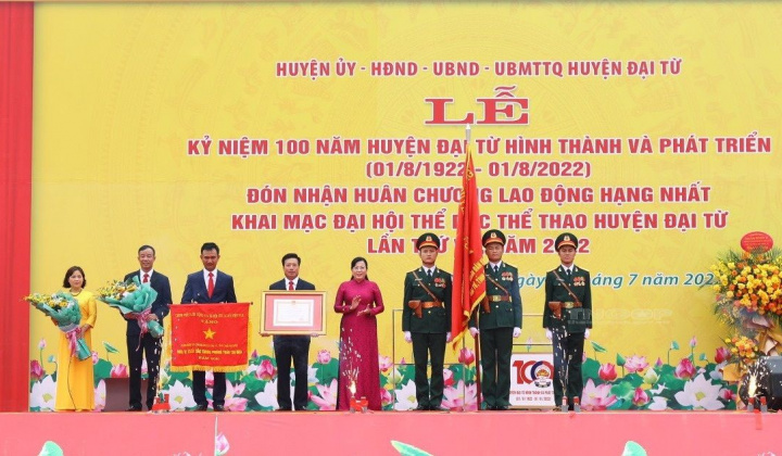 Đại Từ, Thái Nguyên: Kỷ niệm 100 năm hình thành và phát triển