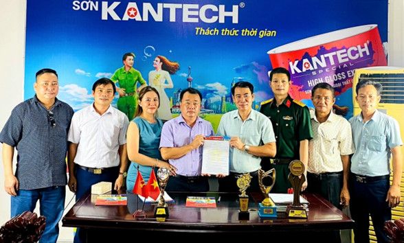 Sơn Kantech ký kết hợp tác mở Tổng kho miền Nam