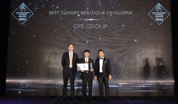 Tập đoàn GFS chiến thắng trong hạng mục Best Luxury Boutique Developer 2022