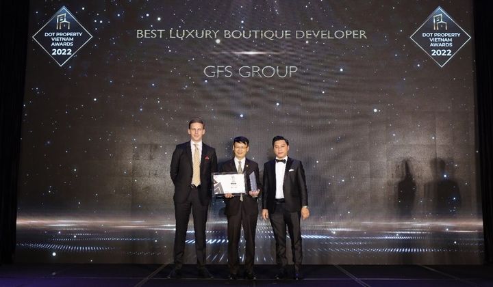 Tập đoàn GFS chiến thắng trong hạng mục Best Luxury Boutique Developer 2022