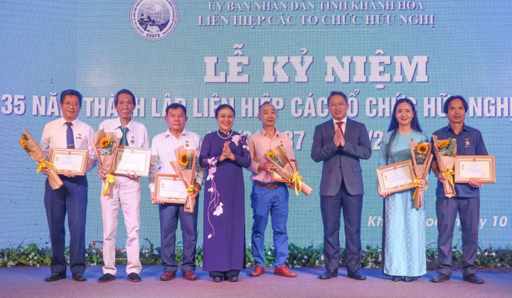 Kỷ niệm 35 năm thành lập Liên hiệp Các tổ chức hữu nghị tỉnh Khánh Hòa