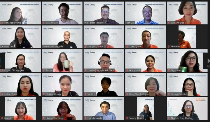FUNiX là đối tác chiến lược của Udemy tại Việt Nam