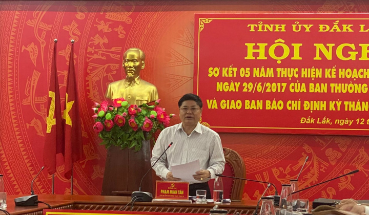 Đắk Lắk: Hội nghị sơ kết 5 năm thực hiện kế hoạch số 40-KH/TU