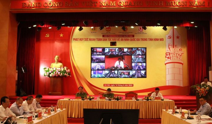 Hội thảo khoa học quốc gia “Phát huy sức mạnh toàn dân tộc bảo vệ an ninh quốc gia trong tình hình mới”