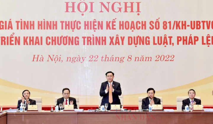 Quyết liệt chỉ đạo, tập trung mọi nguồn lực hoàn thành tốt chương trình xây dựng luật, pháp lệnh