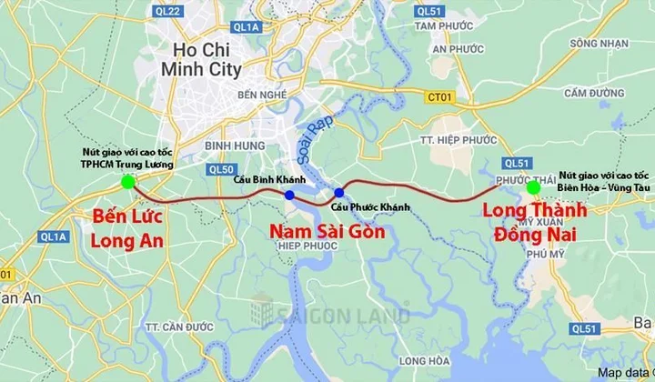 Trước 30/8, hoàn thành giải phóng mặt bằng cao tốc Bến Lức-Long Thành