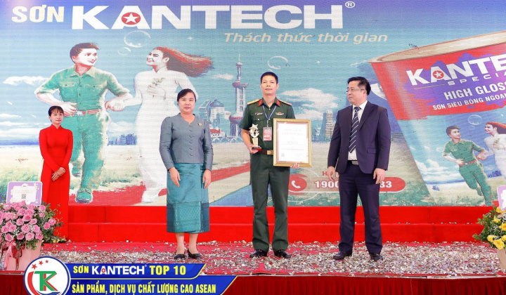 Sơn KANTECH: Top 10 sản phẩm, dịch vụ chất lượng cao ASEAN 2022
