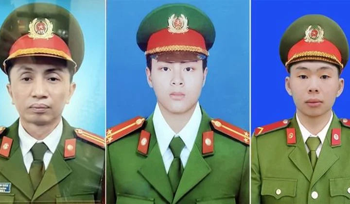 Cấp Bằng "Tổ quốc ghi công" cho 3 liệt sĩ hy sinh khi thực hiện nhiệm vụ chữa cháy