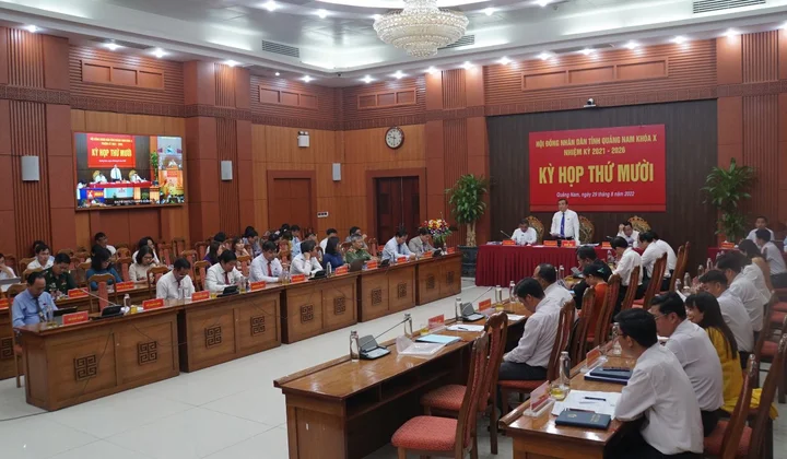 Quảng Nam: Khai mạc kỳ họp thứ 10 HĐND tỉnh khóa X, nhiệm kỳ 2021-2026