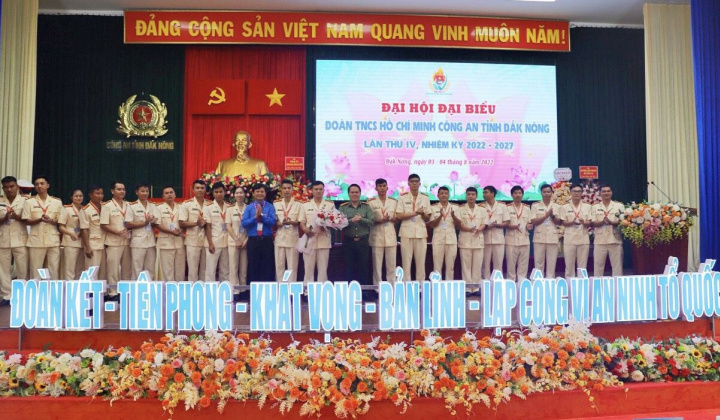 Đoàn Thanh niên Công an Đắk Nông đoàn kết, tiên phong, khát vọng, bản lĩnh, lập công vì an ninh Tổ Quốc